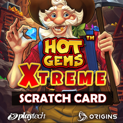 Hot Gems Xtreme™ Scratch 炽热宝石终™刮刮乐
