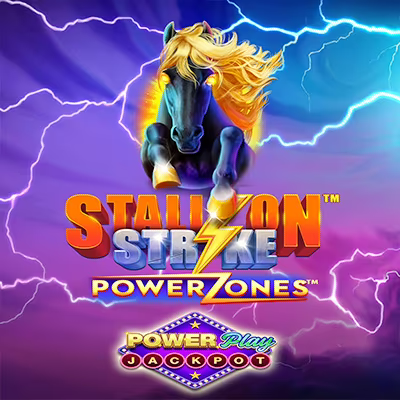 Stallion Strike™ PowerPlay Jackpot 烈马奔腾™ 强力累积奖金
